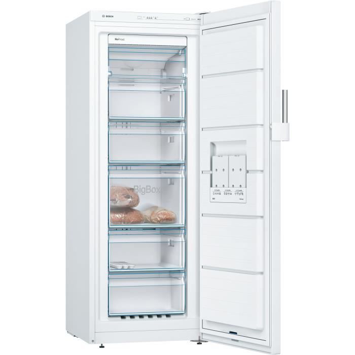 Congelateur Armoire 60cm 200l Nofrost A Blanc Gsn29cw3v
