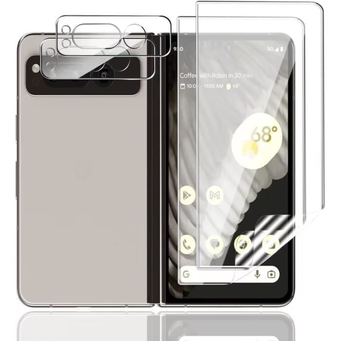 Protection D'écran Hydrogel YiiLoxo Pour Google Pixel 9 - 2 Pièces TPU Haute Sensibilité - Transparent HD, Anti-rayures