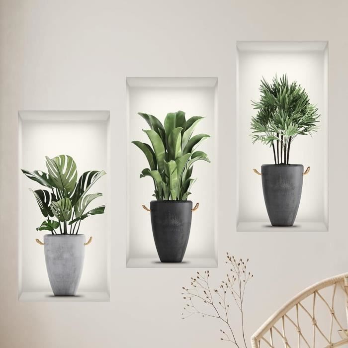 Stickers Trompe L Oeil Plante