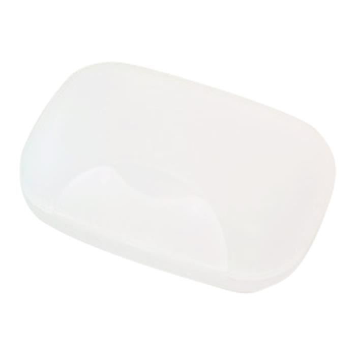 Boîte à Savon Portable Avec Couvercle - Porte-savon De Voyage Pour Salle De Bain, Douche, Camping (dimensions 13,2x8x5 Cm)