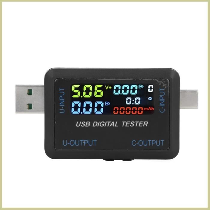 Testeur De Tension/courant USB Avec Compensation De Données - Neuf, Pour Diagnostiquer Chargeurs Et Câbles