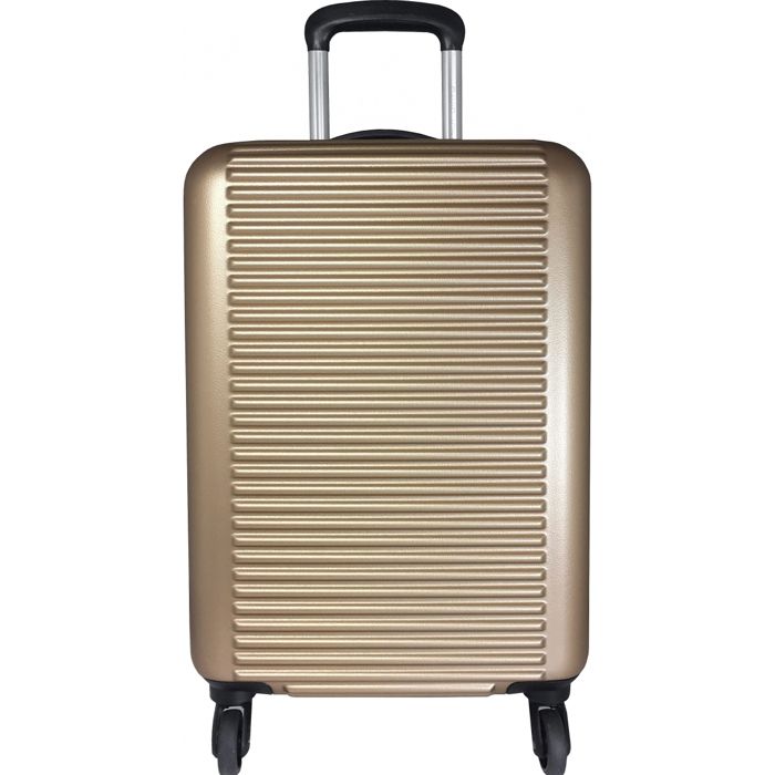 Valise Cabine Rigide David Jones Abs 55 Cm Extensible Champagne