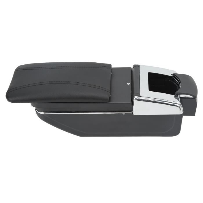 Accoudoir Central Console Boîte Rangement Cuir Noir Pour Mini R50 R53 2001-2006