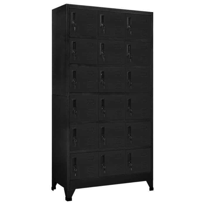 Casier du personnel 1 porte armoire casier en métal armoire école salle de sport