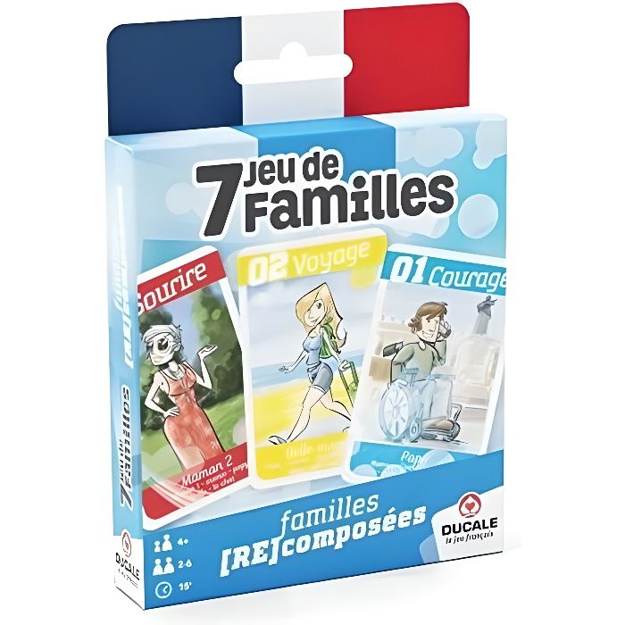 Jeu de cartes Cartamundi Ducale 7 familles Cdiscount Jeux Jouets