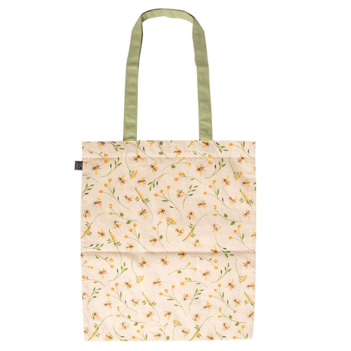 Tote bag imprimé abeilles