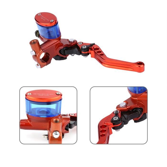 Maître-cylindre Frein Arrière Moto Keenso | Aluminium Universel | Compatible Suzuki Kawasaki Yamaha
