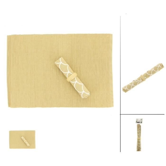 FILET - Set Petit Déjeuner Maternelle en Coton avec Inserts en Toile FILET - Set Petit Déjeuner Maternelle en Coton avec Inserts en Toile