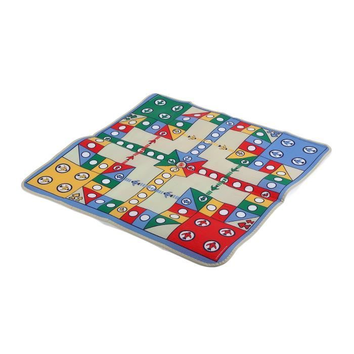 Échiquier De Tournoi En Cuir PU – Double Face (échecs/dames), 34x34 Cm – Enroulable, Portable – Pour Famille, Voyages