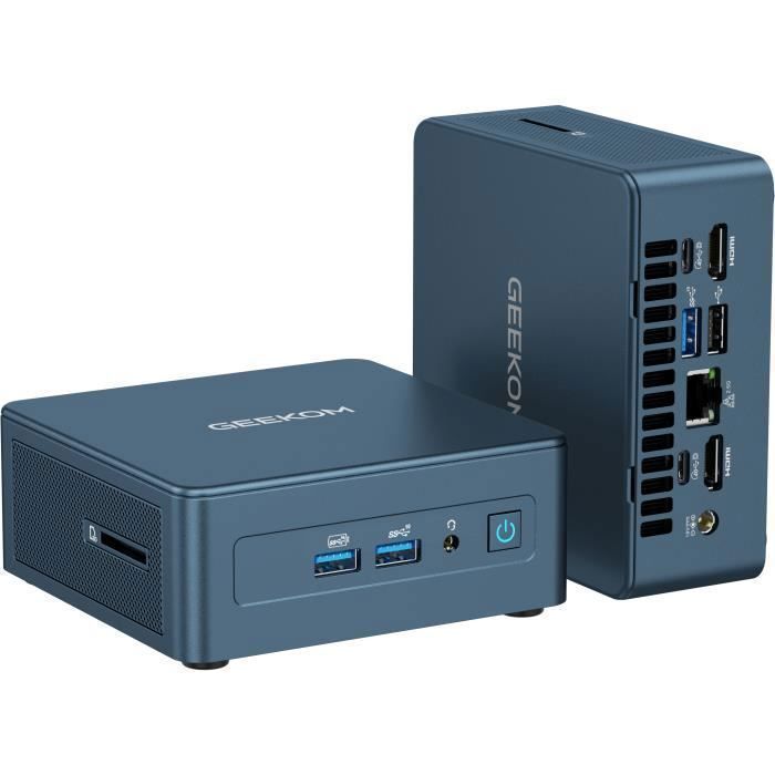 Mini PC – GEEKOM Mini IT12 – Intel Core i5-12450H – 16Go DDR4 – 512Go SSD – Windows 11 Pro – WiFi6E – BT5.2