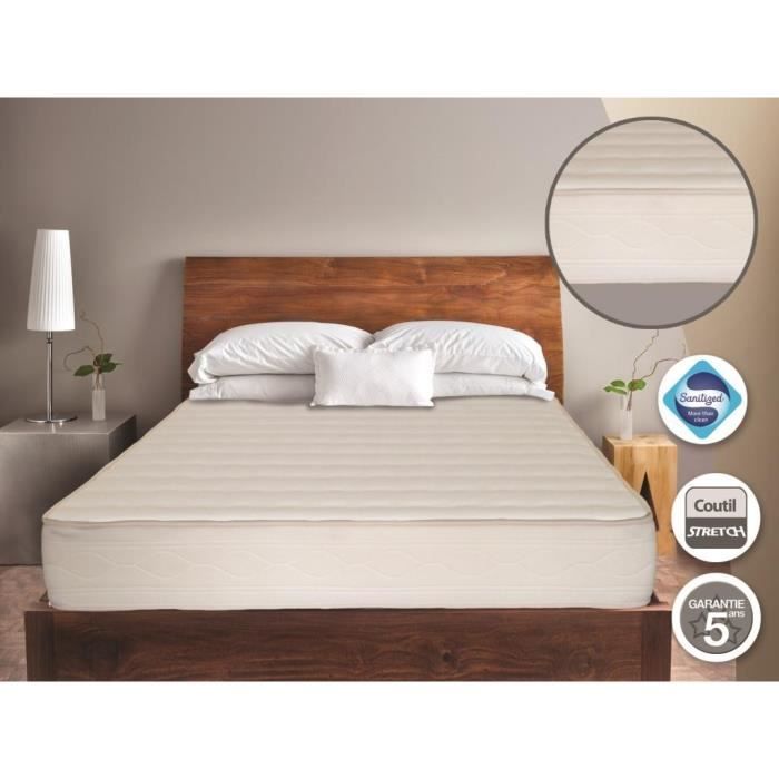 Matelas Multirêves 6 Zones de confort 140 x 190 cm Cdiscount Maison
