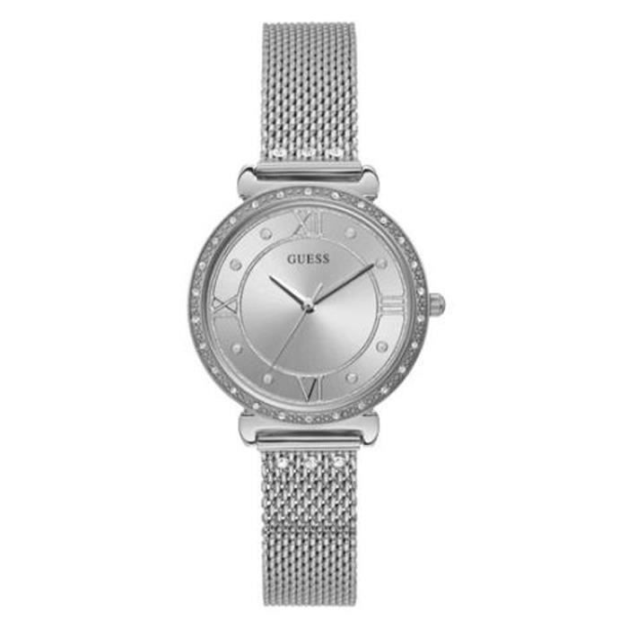 Montre guess femme shop acier argent