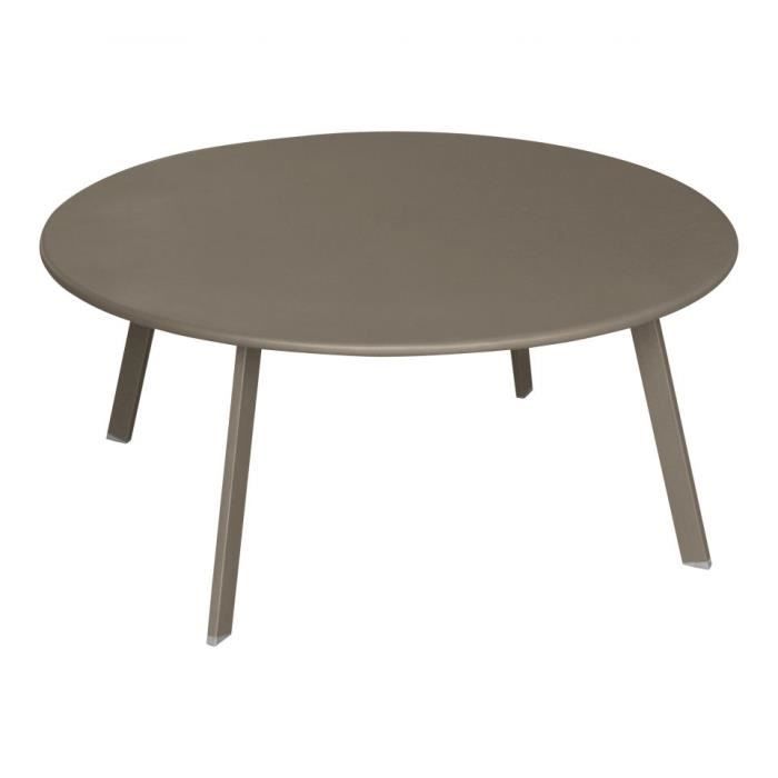 table basse - hesperide - saona tonka - d 90 cm - rond - contemporain - design