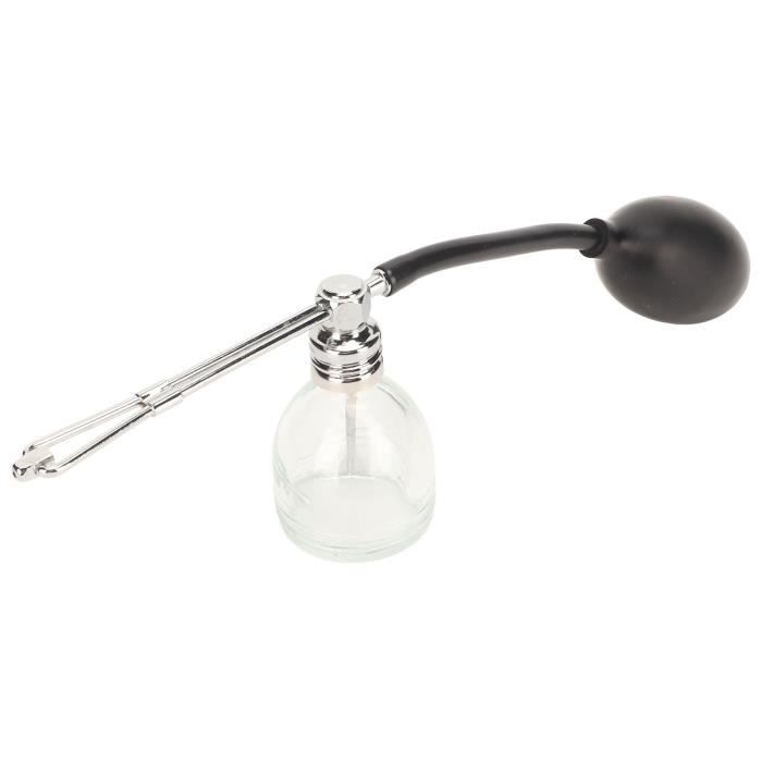 Applicateur à Poudre Avec Ampoule - Pour Terre De Diatomée, Sucre Glace, Poudres Fines - Verre Et Silicone - Capacité ~2g - Entonnoir Inclus