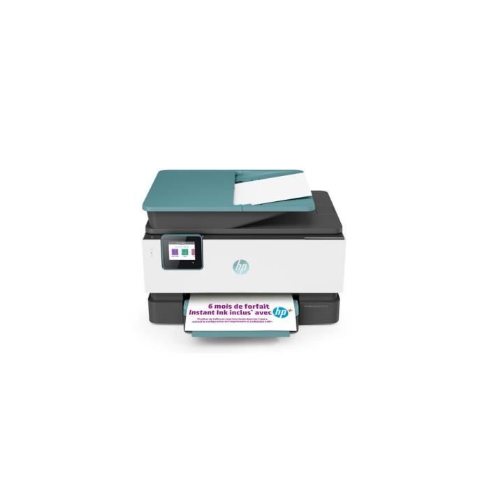 Imprimante Tout-en-un HP OfficeJet Pro 9015e Noir et vert - Cdiscount  Informatique