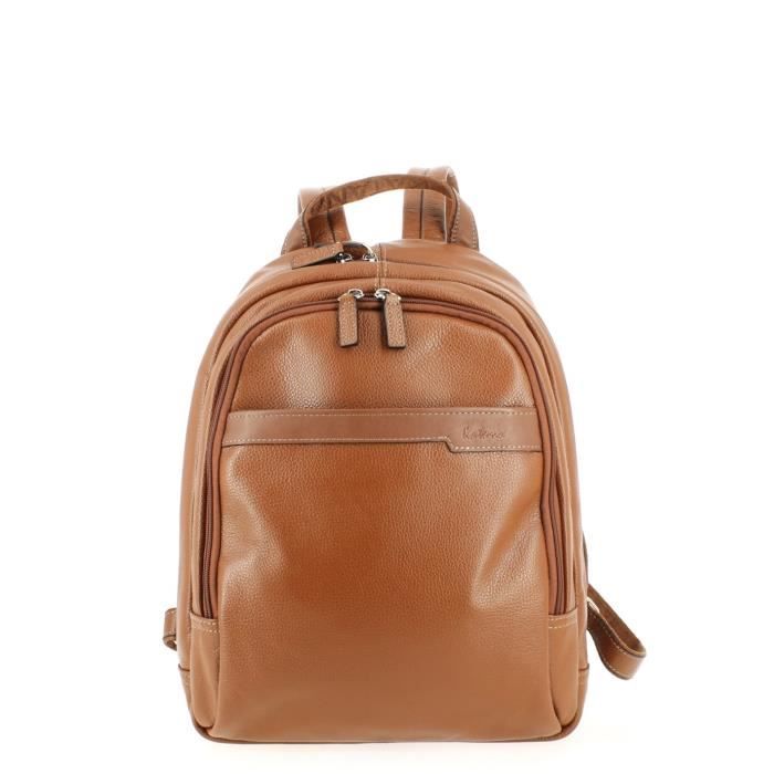 Sac A Dos Deux Compartiments Katana En Cuir De Vachette Il Se Porte A La Main Ou Au Dos A L Aide De La Poignee Ou Des Deux Achat Vente