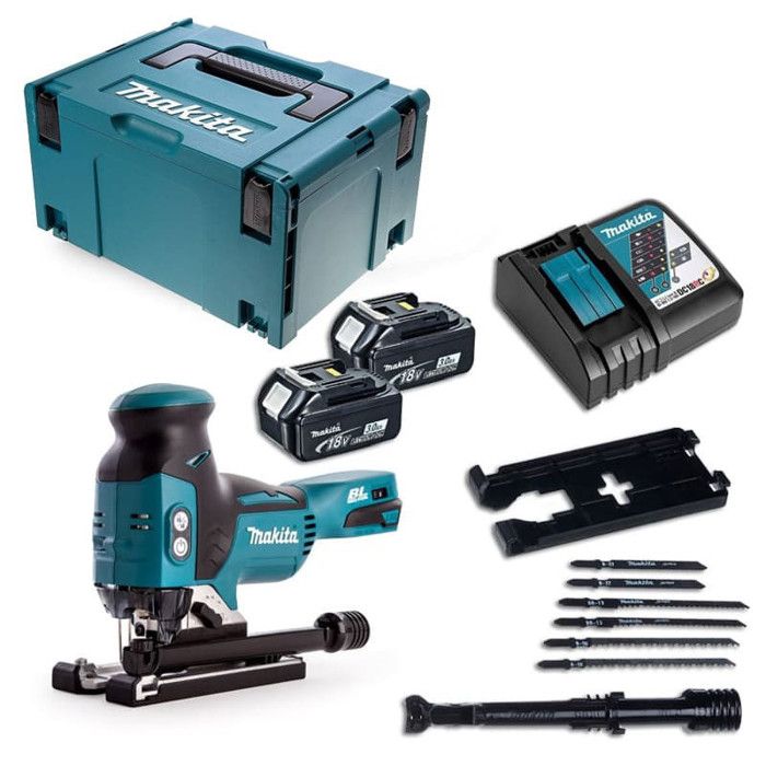 Scie Sauteuse MAKITA DJV182RTJ 18 V Li-ion (2 x 5,0 Ah