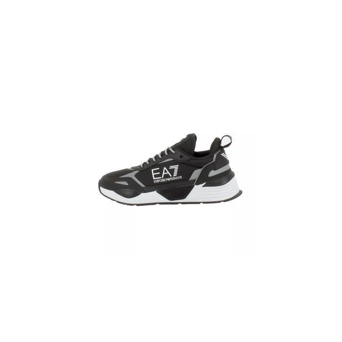 Basket EA7 Emporio Armani SNEAKER Homme Noir Gris Tige en