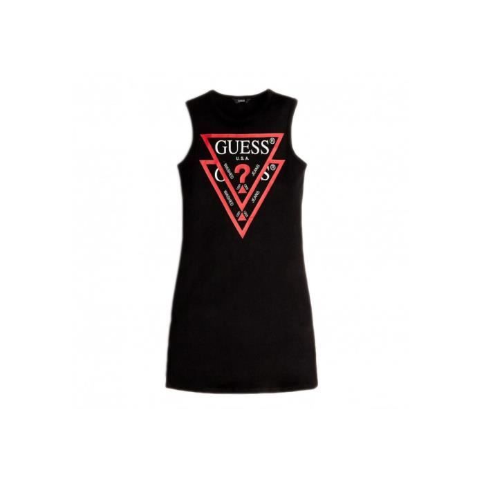 Guess Robe Fille Logo Frontal J92K57 Noir Taille 14 ans Noir Cdiscount Pret a Porter