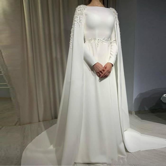 Robe de mariee cape cheap