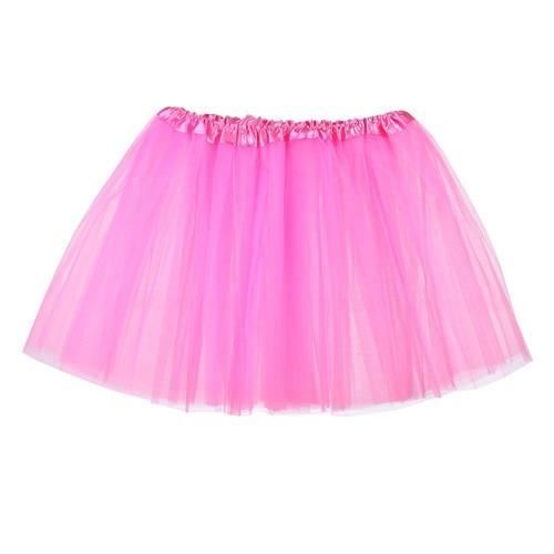Jupe Tutu En Tulle - Style Ballet, Années 80 - Orange, Doublure Satin - Pour Carnaval, Fête, Déguisement