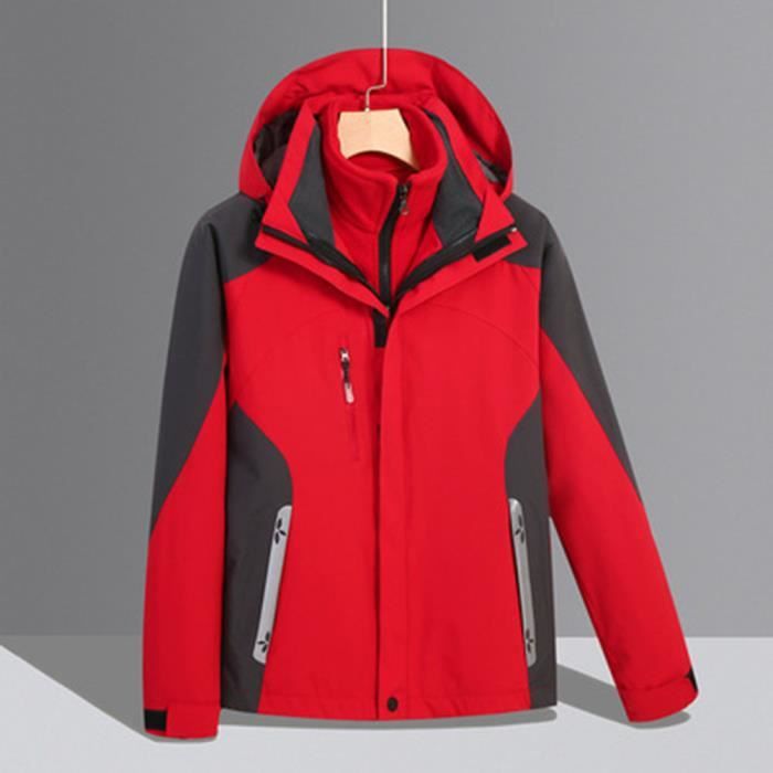 Blouson De Ski Lafuma Rouge Mixte - Taille XL Femme / L Homme, Occasion Très Bon état