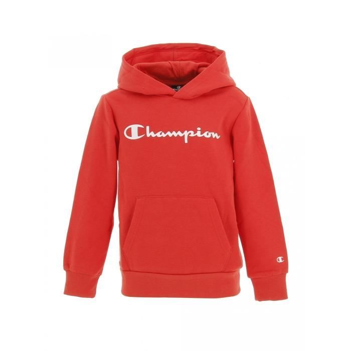 Sweat à capuche Champion Hooded sweatshirt Rouge Manches