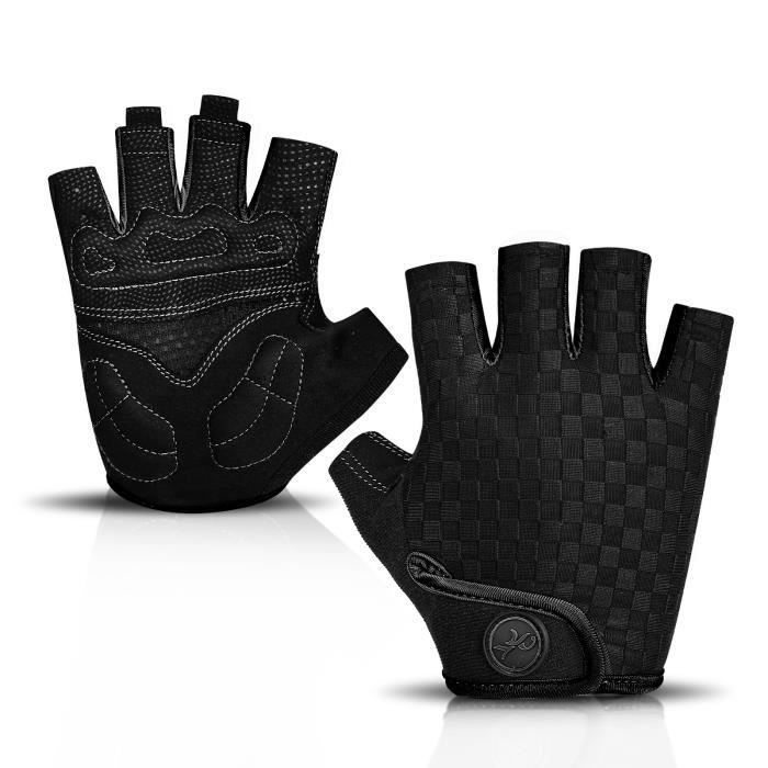 Gants De Cyclisme Pleins Doigts – Coussinés Antidérapants – Respirants – Pour VTT, Vélo Route – Hommes Et Femmes
