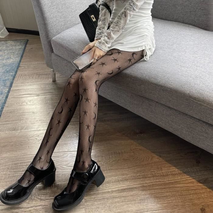 Collants résille violet Platino taille 38/40
