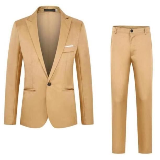 Costume mariage deals jaune