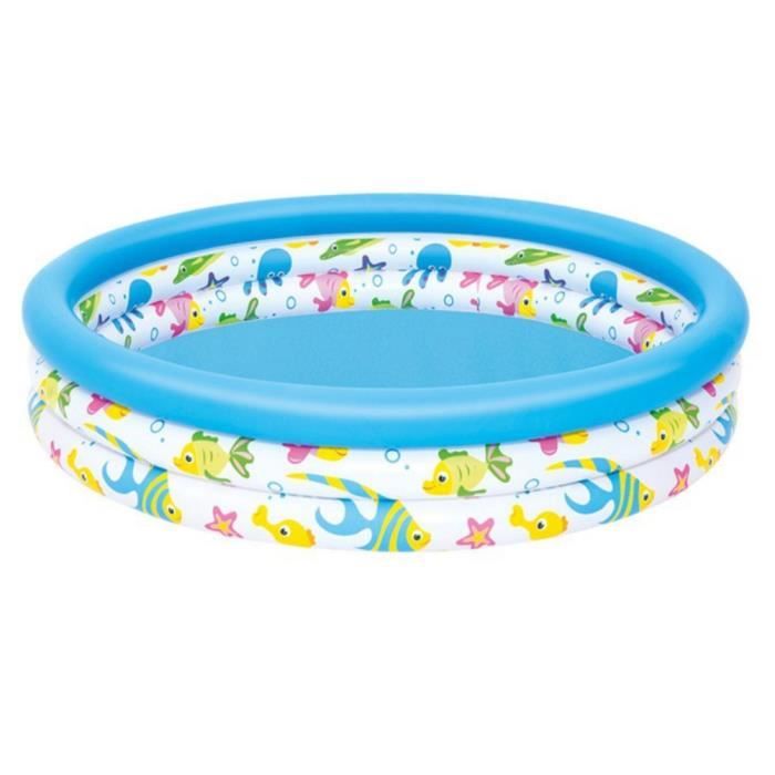 Pataugeoire gonflable ronde bébé portable jardin intérieur extérieur - Jeux - Jouets Pataugeoire gonflable ronde bébé portable jardin intérieur extérieur - Jeux - Jouets