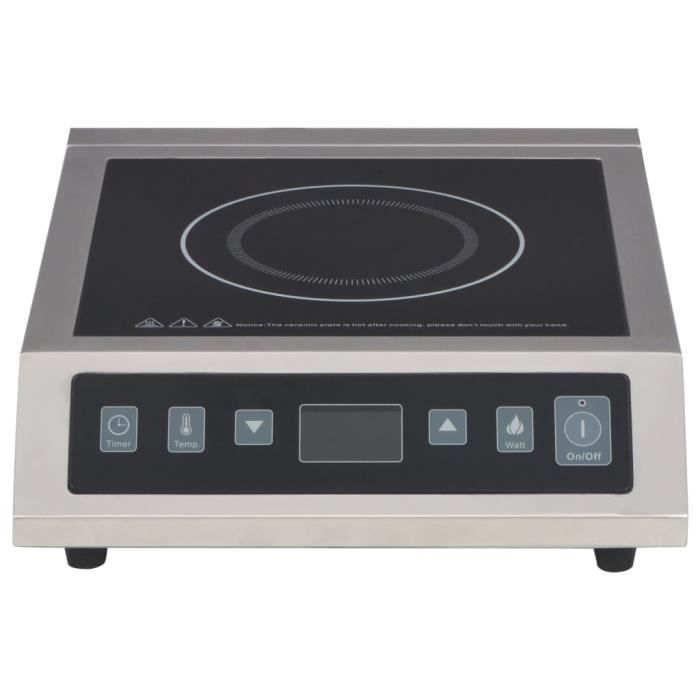 Plaque Induction Professionnelle Lacor 69132 – 3500W – Gris – Occasion
