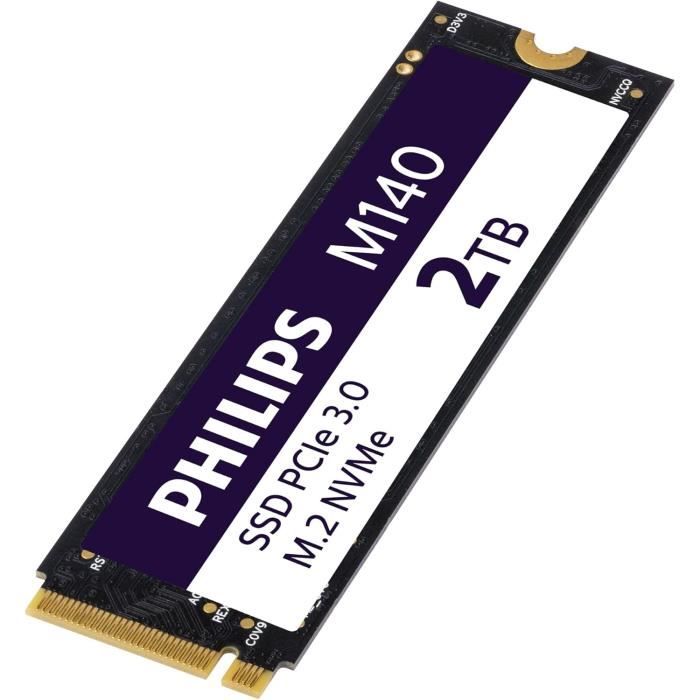 Disque Dur Interne SSD .2 PHILIPS M140 NVMe PCIe Gen3 Vitesse 3500 Mo/ - vue 2
