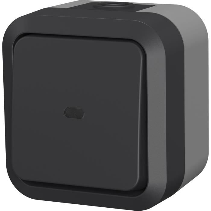 Interrupteur Va et vient QUARX Pro Extérieur voyant lumineux IP55