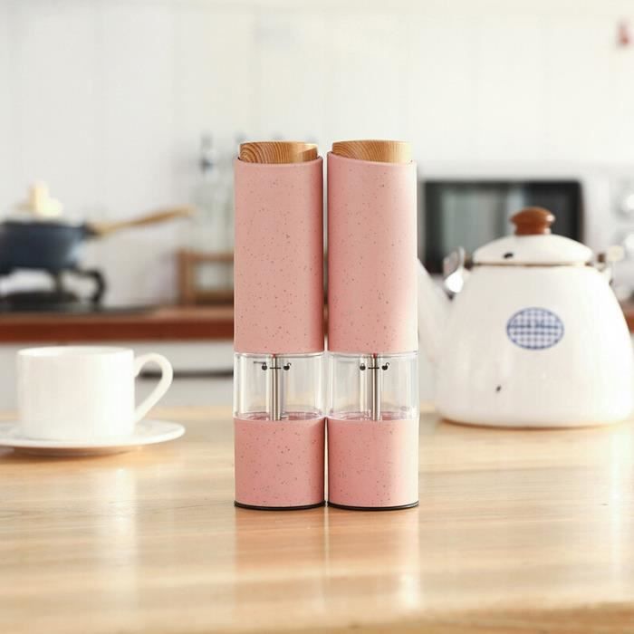 LHOEST Grinder Grand broyeur 63 mm Moulin à épices en métal en forme d'arbre Lot de 4 pour épices