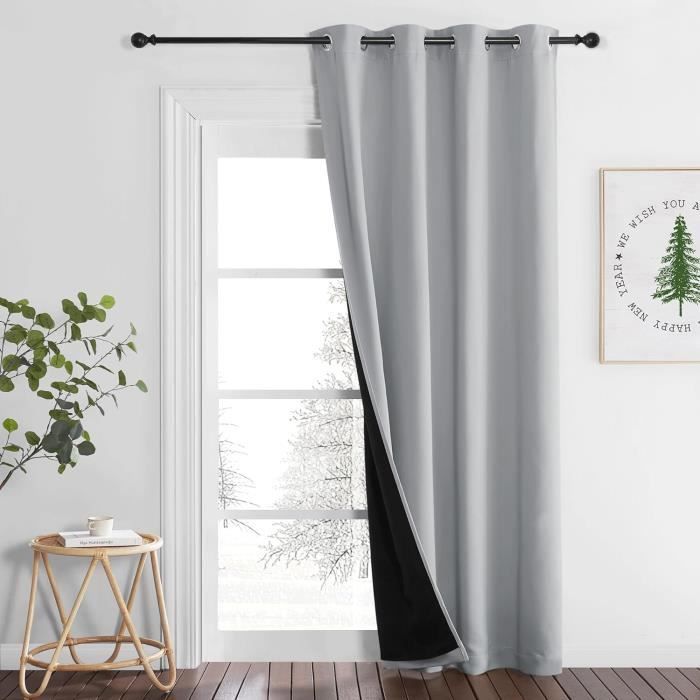 Rideaux Occultants Thermique 230 X 230 Cm Thermique Isolant Anti Froid