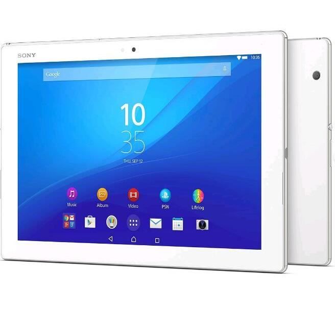 Sony Xperia Z4 Tablet Sgp771 4g 32go Blanc Tablette Cdiscount Informatique