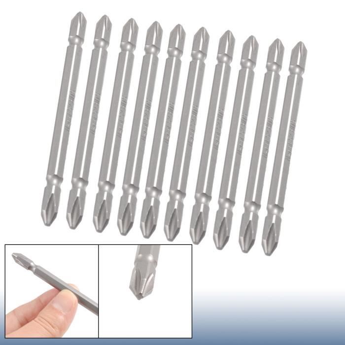 Tournevis Queue Hexagonale 6,35x100mm Lot6mm Pointe Poignée EnPlastique