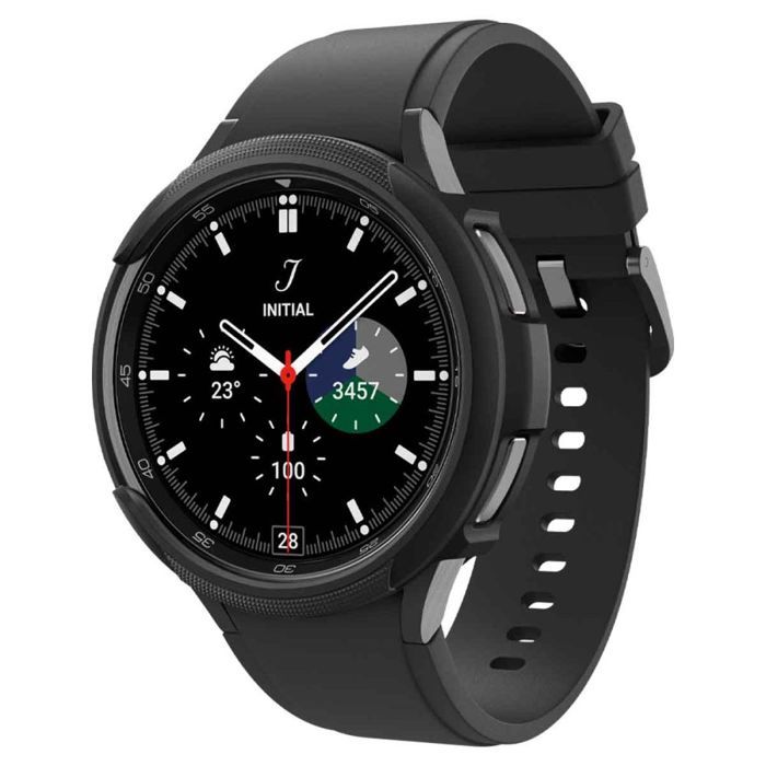 Coque de protection Liquid Air™ Pro pour Samsung Galaxy Watch 6 Classic 43 mm - Spigen - Noir - TPU