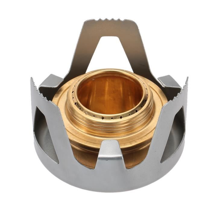 ALOCS MINI four de base de poêle à alcool extérieur vanne de régulation