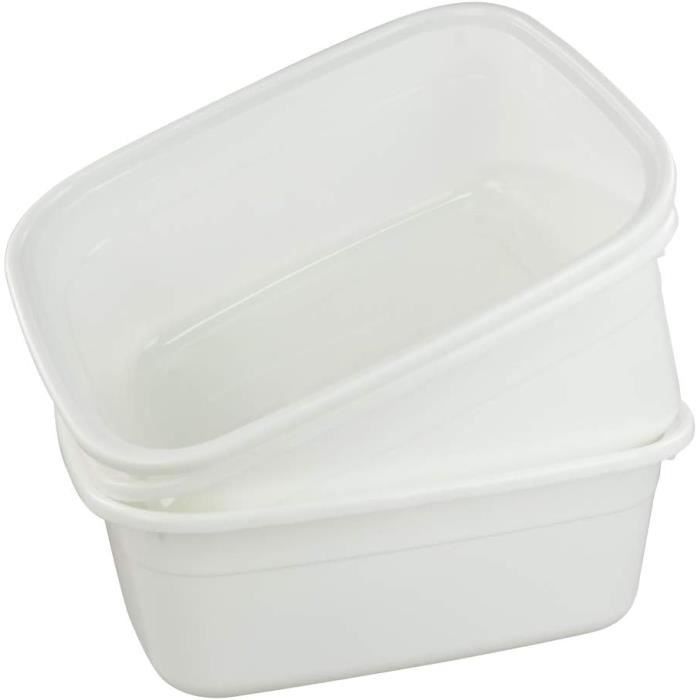 Bassine Rectangulaire Hummelladen - 12 Litres, 39x32cm, Vert, Plastique Alimentaire, Superposable - 9
