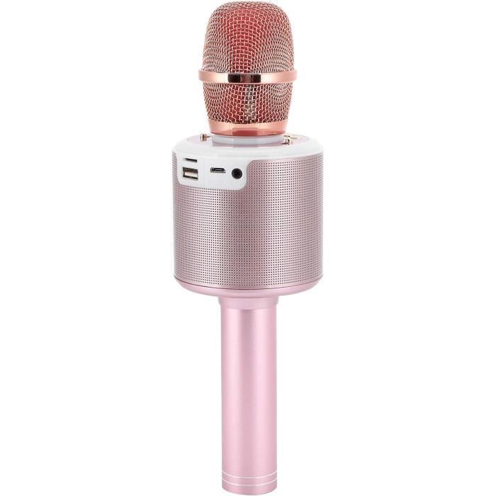 Système De Karaoké Bluetooth, Enceinte Bluetooth Avec Deux Microphones