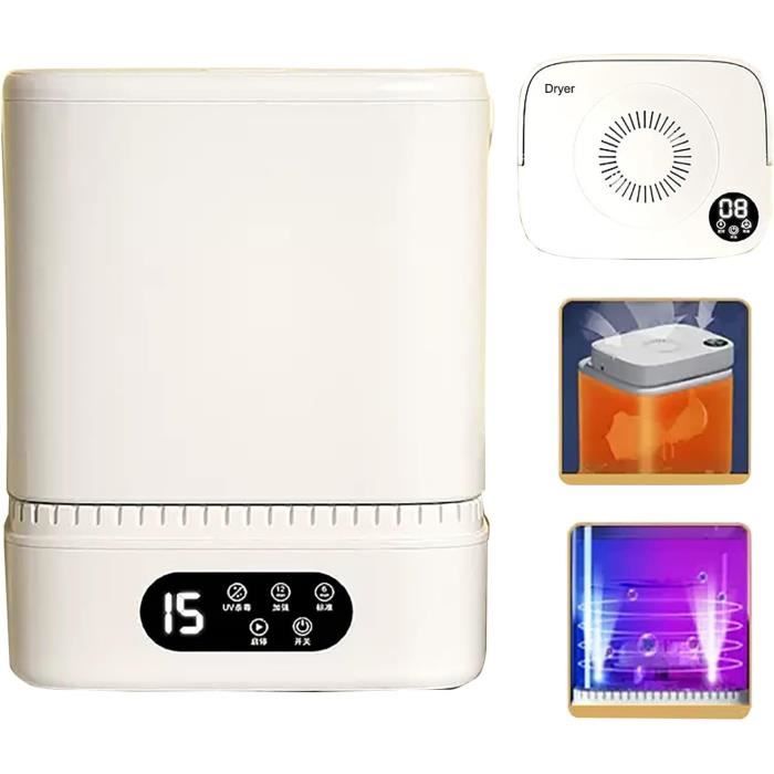 Lave-linge Compact Double Baignoire - Chargement Par Le Haut - 13 Lb - Pièces Ou Réparation
