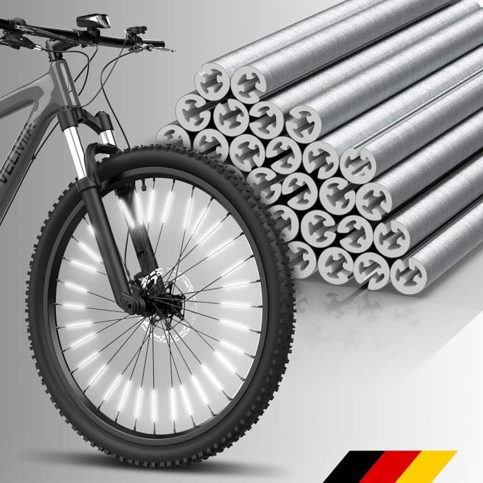 Réflecteurs de Rayons [36 pièces] - 360° Visibilité et Montage Facile - Catadioptres pour vélos