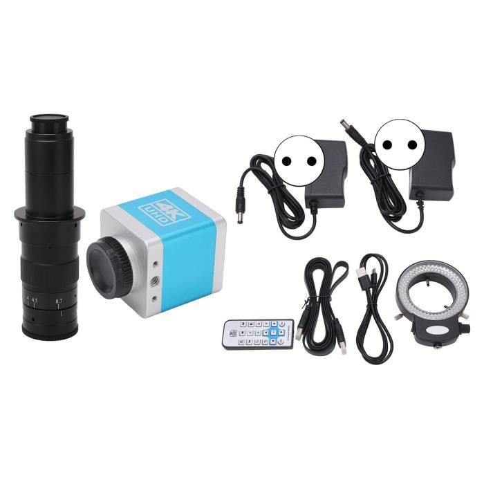 Caméra Microscope Numérique 4K – Capteur CMOS 8.3MP, Adaptateur 0.5X, Sortie USB-C & HDMI | Caméra Industrielle Pour Microscopie