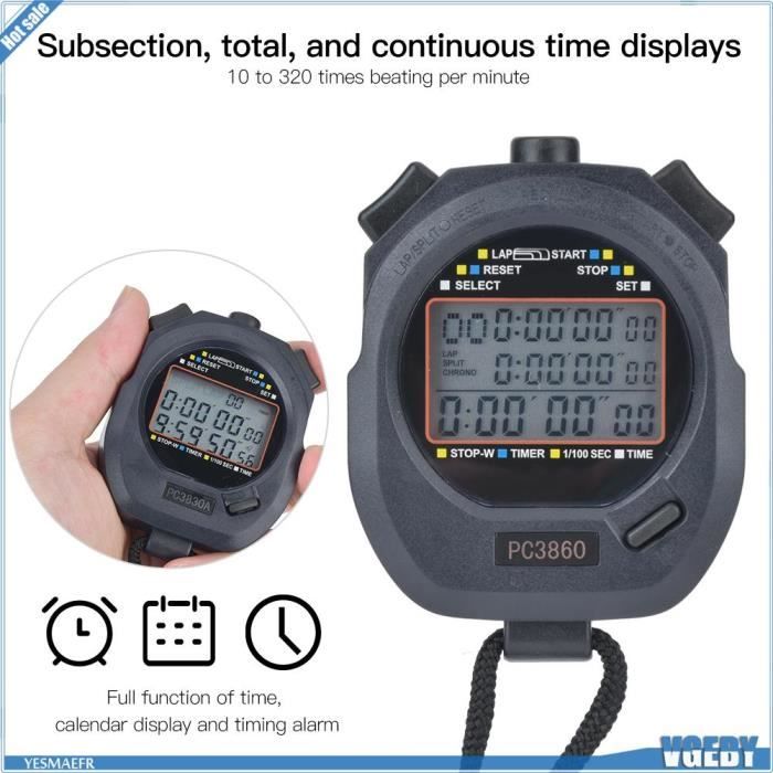 Meilleur Chronomètre Mécanique Chronomètre Mécanique ASHATA En Acier Inoxydable - Pour Sport, Arbitrage, Minuteur De Course Chronomètre Sportif Meilleur Chronomètre Mécanique Chronomètre Mécanique ASHATA En Acier Inoxydable - Pour Sport, Arbitrage, Minuteur De Course Chronomètre Sportif