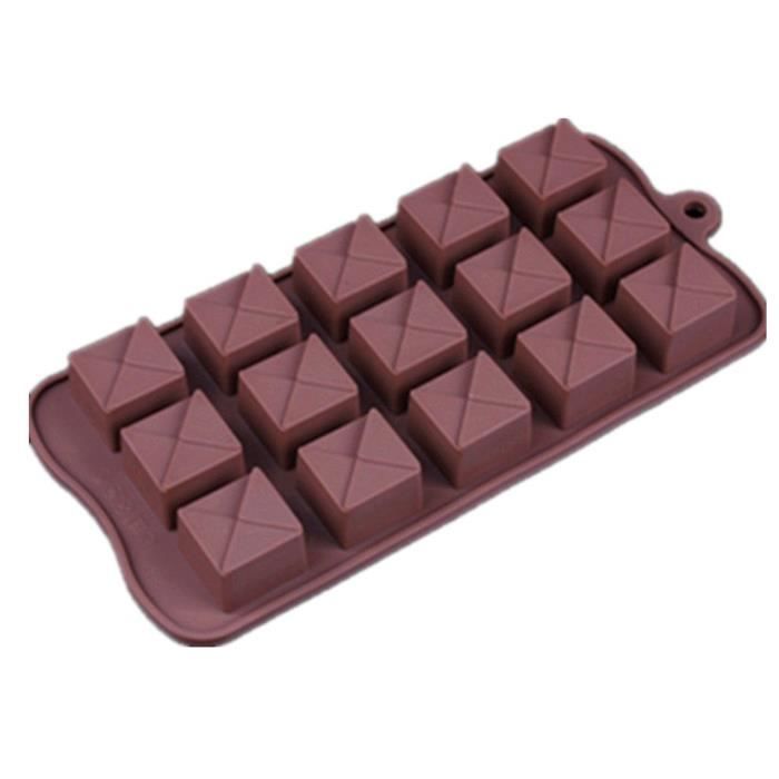 Eessom Moule En Silicone Chocolat Carre Original Pour Chocolate Cake Cupcake Soap Biscuit Cookies Gateau Dessert Patisserie Muffin Cdiscount Maison