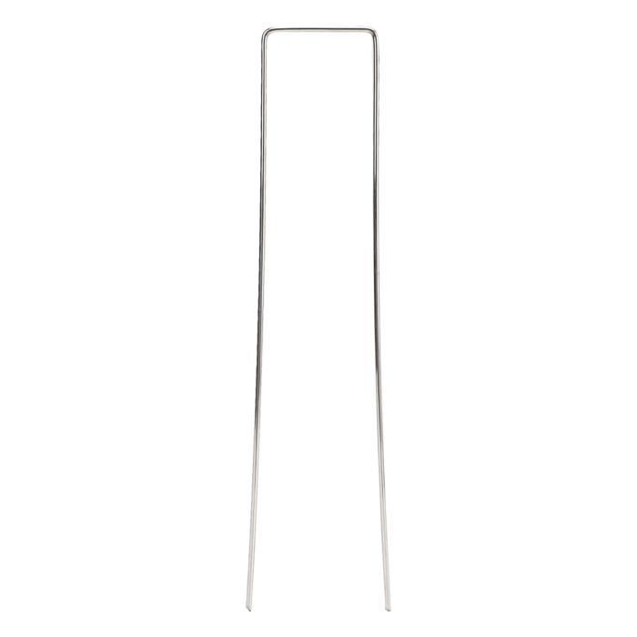 LATERN 25 Piquets De Sol Plastique 25cm - Pour Tentes, Bordures Jardin - Noir
