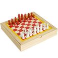 8 de Trèfle 38-2G-001 Coffret Jeux en bois 7 en 1 Backgammon Dames Echecs Dominos Mikados Dés Cartes-1