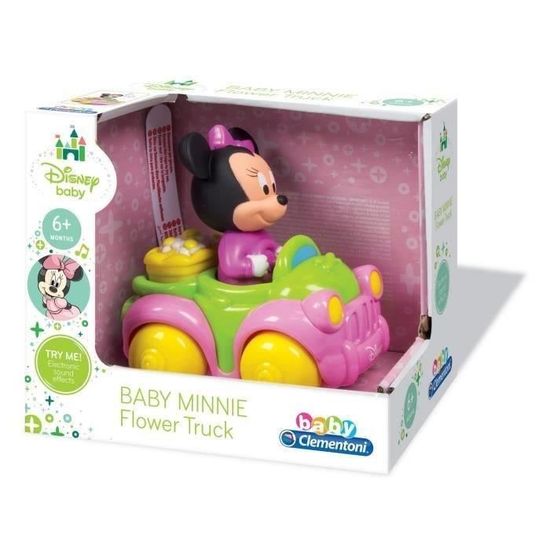 Clementoni Disney Baby Voiture Musicale Minnie Jeu D Eveil Cdiscount Jeux Jouets